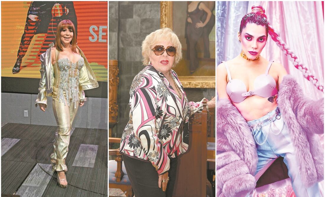 Alejandra Guzmán, Silvia Pinal y Frida Sofía. Fotos: Archivo