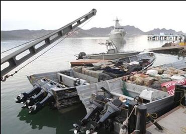 Asegura Marina 6 toneladas de droga en costas de Sonora