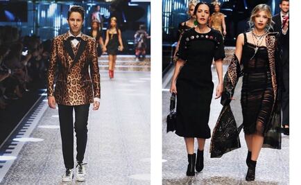 Bloggers mexicanos desfilan en Milán para Dolce & Gabbana