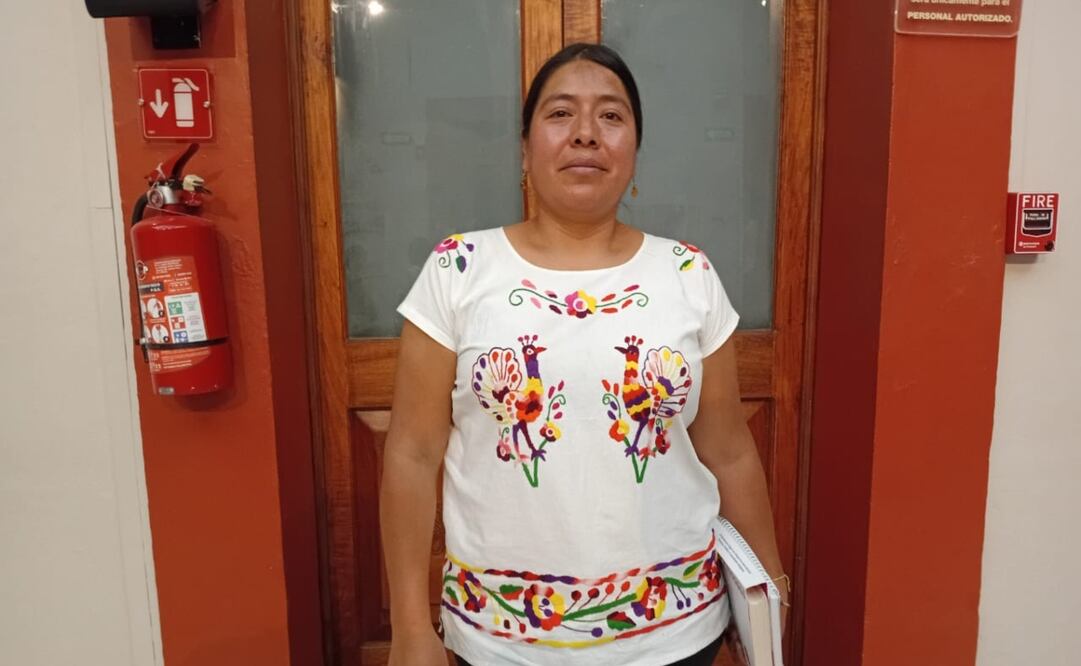 Rosalinda Dionisio Sánchez , activista de Oaxaca. Foto: Juan Carlos Zavala - EL UNIVERSAL