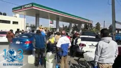 Así se vive el tercer día de desabasto de gasolina en Neza