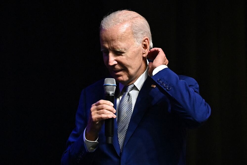 El presidente estadounidense, Joe Biden, en conferencia de prensa en Hanoi, el domingo 10 de septiembre de 2023. Foto: AFP