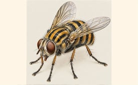 ¡Inmisericorde! Esta mosca devora sus presas con brutalidad y es valiosa para proteger las cosechas