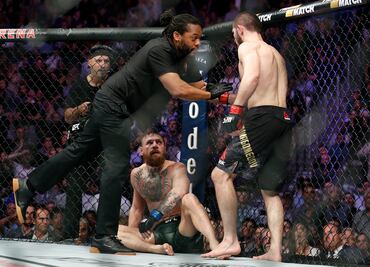 Batalla campal en la derrota de McGregor
