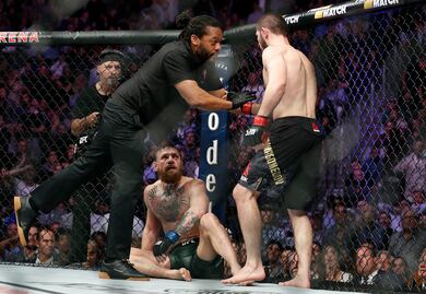 Batalla campal en la derrota de McGregor