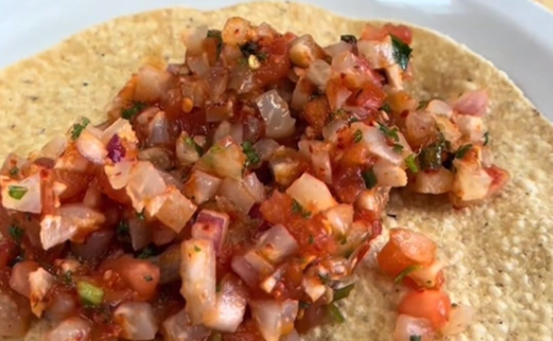 Salsa de cueritos. Foto: Tiktok