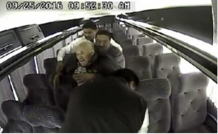 Elderly man sedated and robbed on bus 