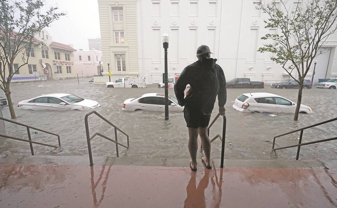 Sally dejó inundaciones en Pensacola, Florida. Foto: GERALD HERBERT. AP