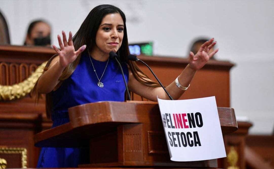 La diputada panista Luisa Gutiérrez, en la imagen