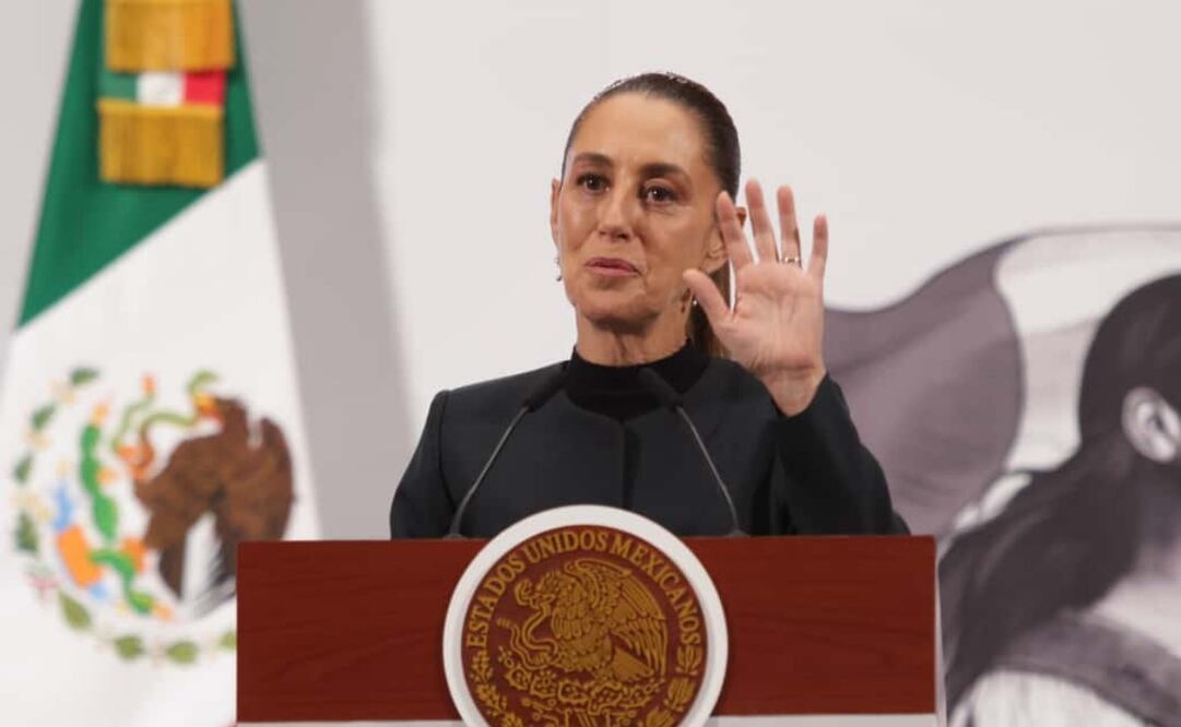 Claudia Sheinbaum Pardo en su conferencia matutina en Palacio Nacional el 26 de septiembre de 2025. Foto: Carlos Mejía / EL UNIVERSAL