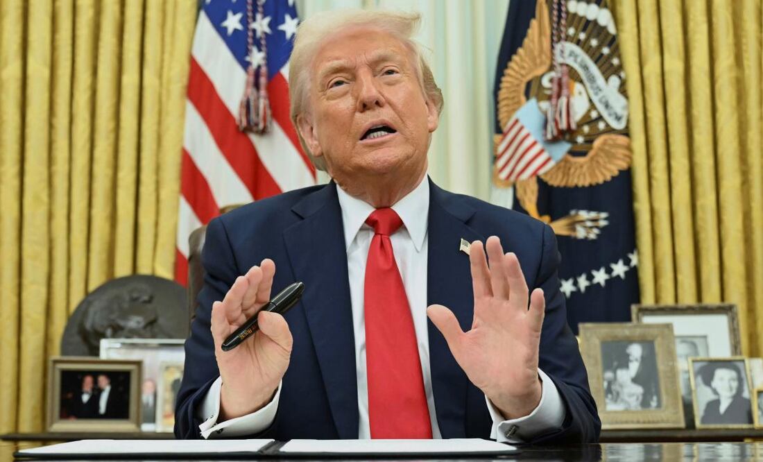 Donald Trump pide bajar las tasas de interés. Foto: AP