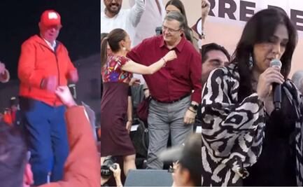 Del abrazo de Sheinbaum a Ebrard hasta baile de Dante Delgado, los momentos más virales en cierre de precampañas