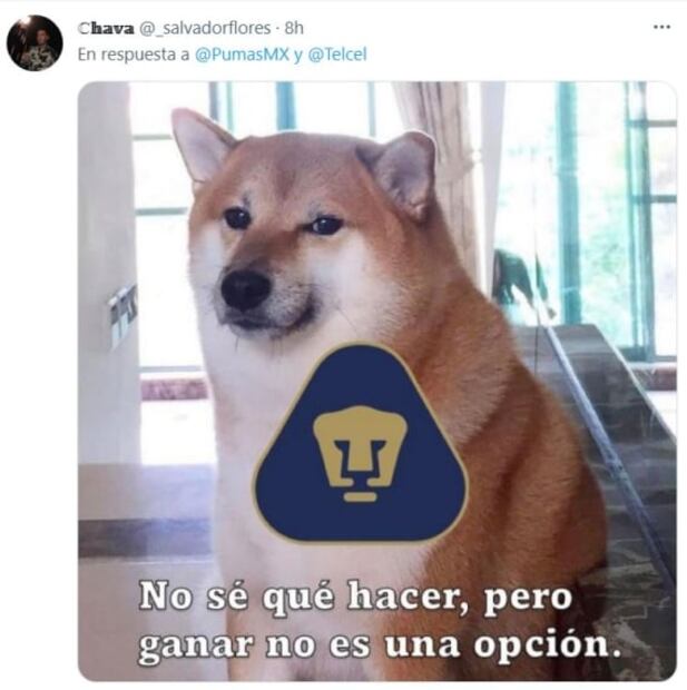 Pumas se adueñó de los memes luego de perder ante Chivas