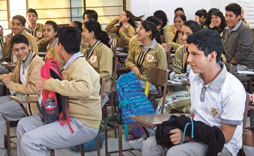 Estudiantes de secundaria. Foto: Archivo/EL UNIVERSAL 
