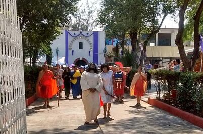 Representan la Pasión de Cristo en el Edomex