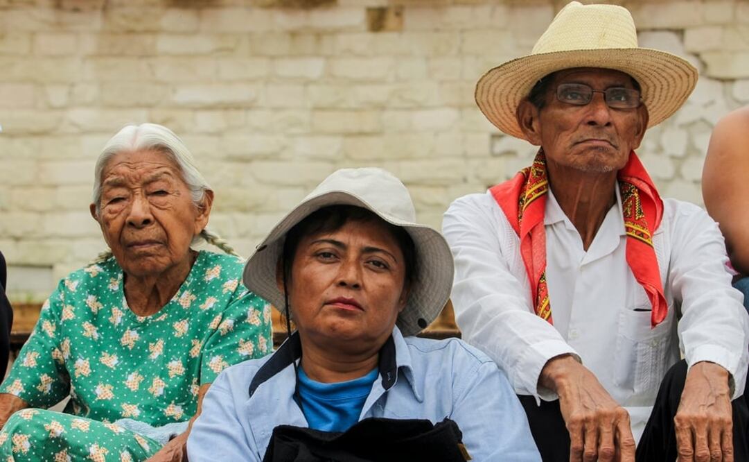Habitantes de Oluta, Veracruz, últimos hablantes de la lengua Oluteca. Foto: Archivo EL UNIVERSAL
