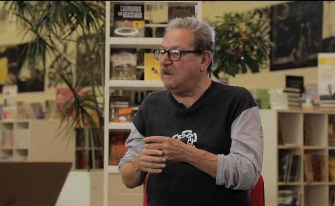 Paco Ignacio Taibo II en entrevista con Sabina Berman. Foto: Captura de pantalla