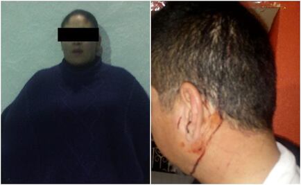 Mujer ebria golpea a su esposo con botella de cerveza