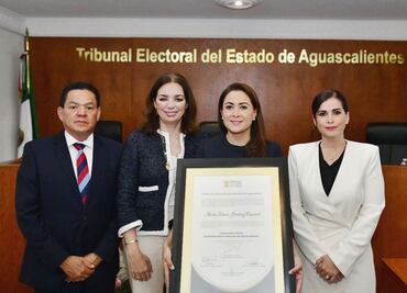Validan triunfo de Teresa Jiménez en elección para la gubernatura de Aguascalientes