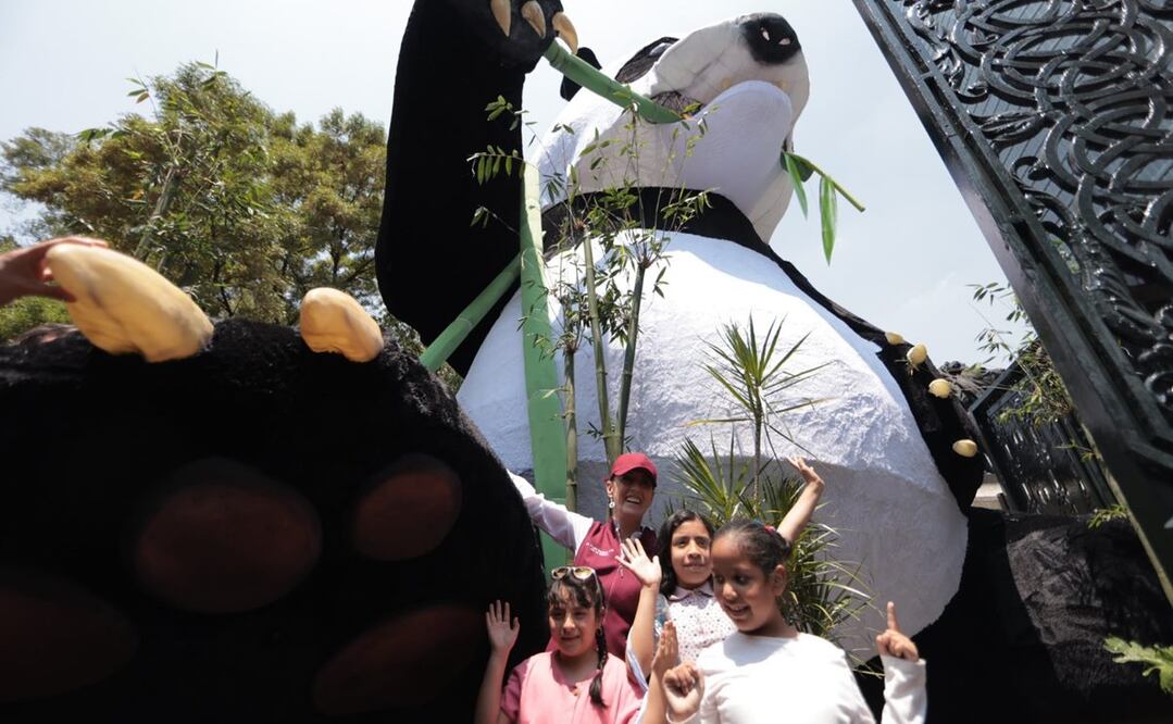 Claudia Sheinbaum en la inauguración del Festival Animalística en el Bosque Chapultepec. FOTO: Twitter @Claudiashein