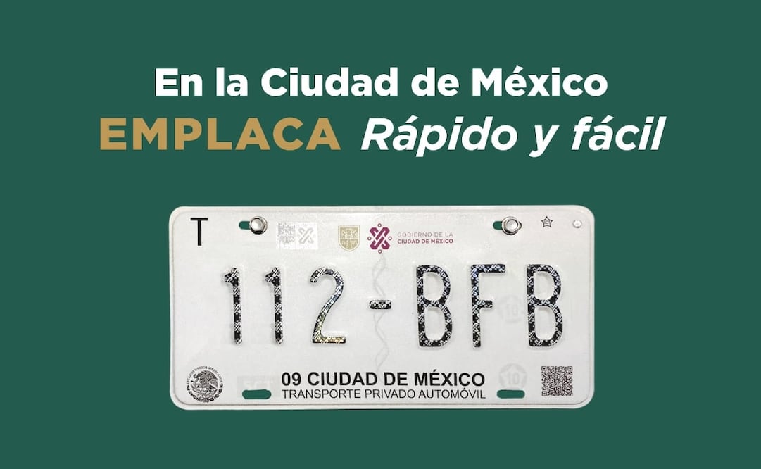 Conoce lo requisitos para cambiar de placas en la CDMX. Imagen: Secretaría de Movilidad