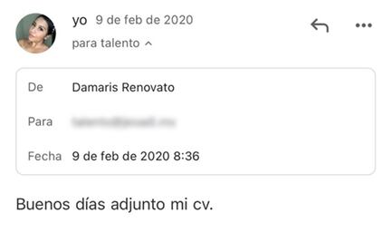 Envía su CV por dos años; se da cuenta que mandó su lista del súper