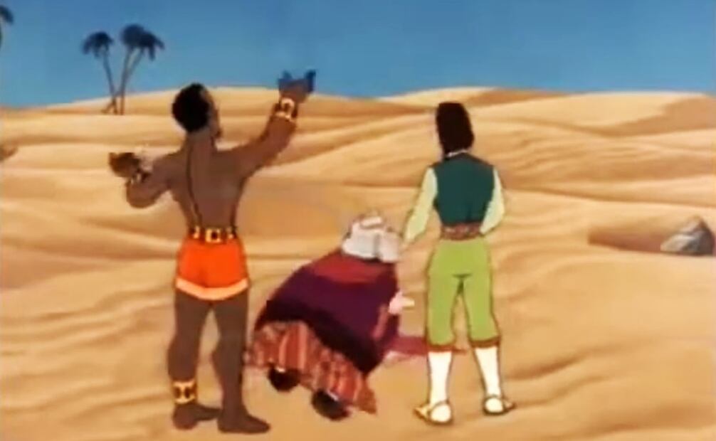 Fotograma de “Los tres reyes magos”. EL UNIVERSAL informó, el 21 de octubre de 1974, que los dos únicos festivales de cine infantil en el mundo –el de Múnich y el de Gijón– solicitaron la cinta de Adolfo Torres Portillo, aunque ni siquiera se había completado su producción, con el fin de conocer a los exponentes de la animación que había en México. Foto: Hemeroteca EL UNIVERSAL.