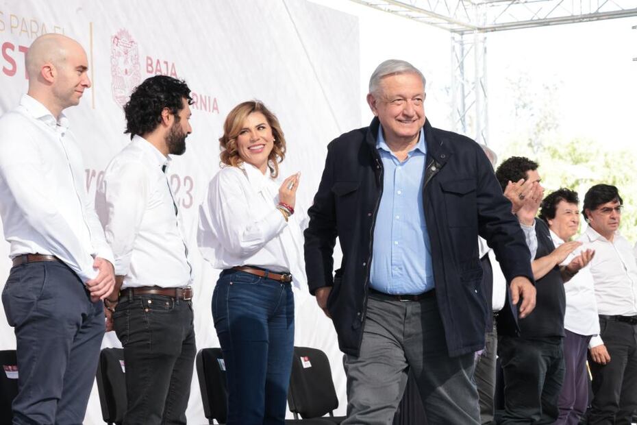 AMLO en visita a Tecate, Baja California. 10 de noviembre de 2023. Especial