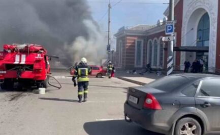 Ataque contra estación de tren en Ucrania deja al menos 35 muertos y 100 heridos
