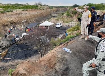 Se derrumba mina en Coahuila; siete quedan atrapados