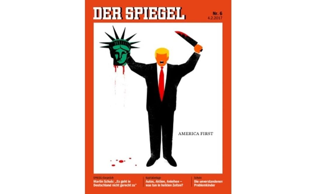 Der Spiegel causa furor con polémica portada de Trump