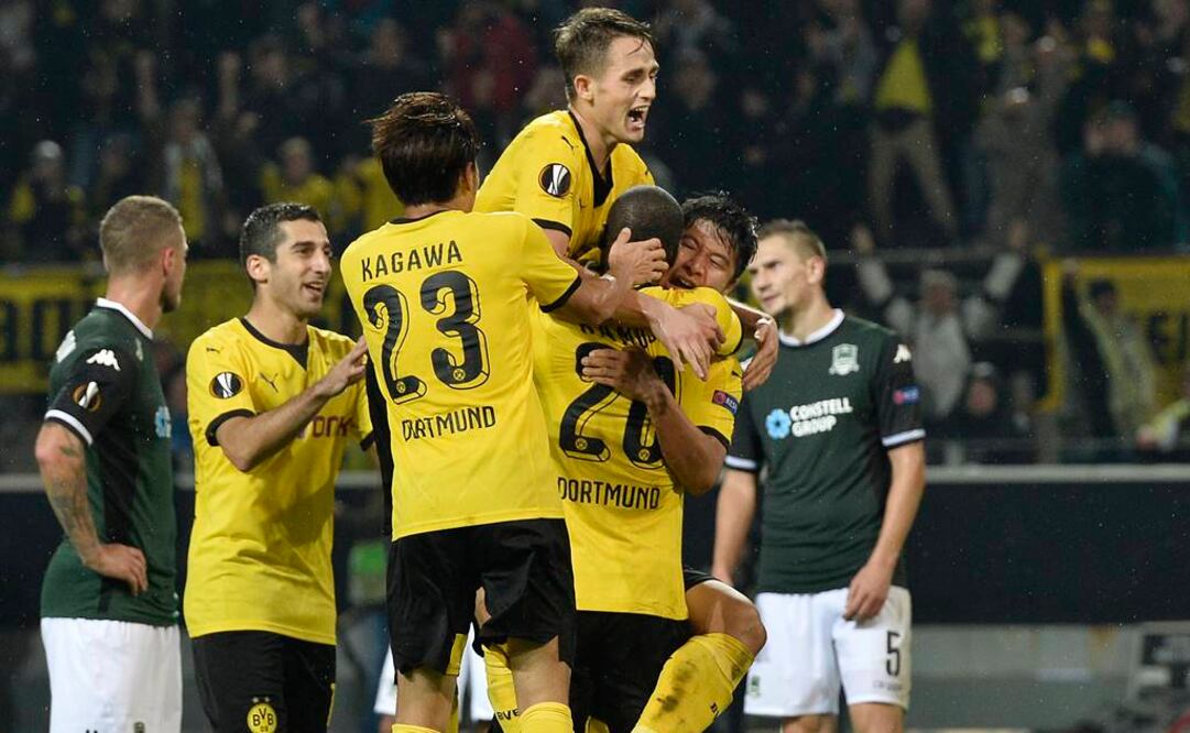 Borussia Dortmund logró un triunfo de oro. Foto: AP