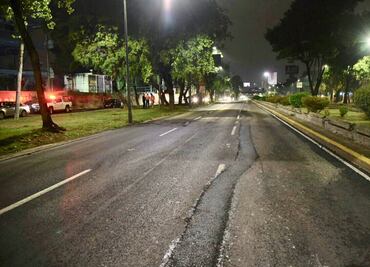 Concluyen trabajos en grieta de 40 metros sobre Viaducto