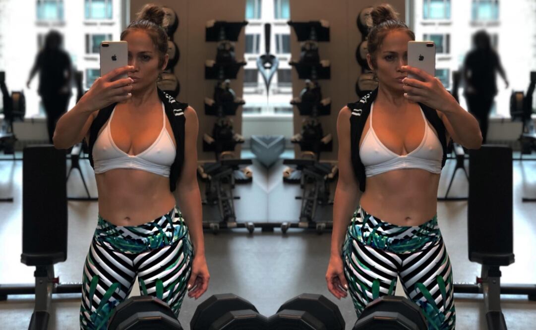 J.Lo. presume figura el día de su cumpleaños. Fanáticos le aplauden. Fotografía: Instagram