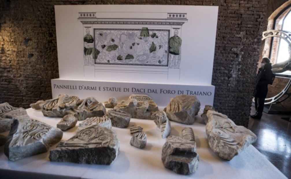 Arqueólogos hallan en Roma bustos de Dionisio y el emperador Augusto