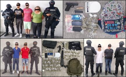 Desarticulan célula del crimen organizado en Nuevo León; hay siete detenidos