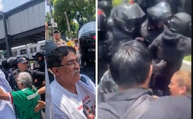 Denuncian agresiones en Calzada de Tlalpan y el video se viraliza; policías bloquean a familias buscadoras