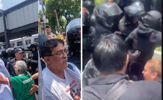 Denuncian agresiones en Calzada de Tlalpan y el video se viraliza; policías bloquean a familias buscadoras