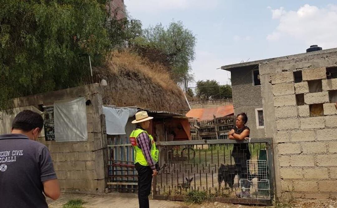 Son 31 familias las que se encuentran en la zona de riesgo. Foto: Especial