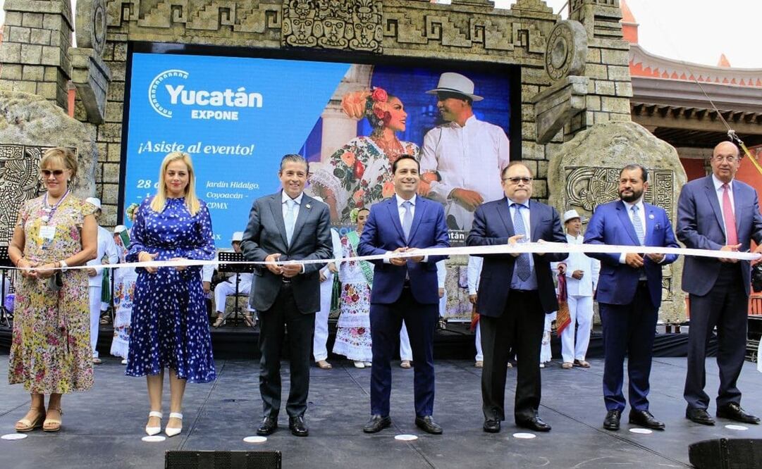 El gobernador de Yucatán, Mauricio Vila Dosal y el alcalde de Coyoacán, Giovani Gutiérrez Aguilar. Foto: Especial.