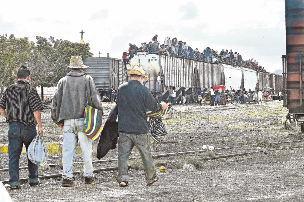 Datos de la Comisión Nacional de los Derechos Humanos indican que 67.4% de los ilícitos en contra de migrantes ocurrieron en Veracruz, Tabasco y Chiapas, 29.2% en la zona norte, y 2.2% en el centro del país (ARCHIVO. EL UNIVERSAL)