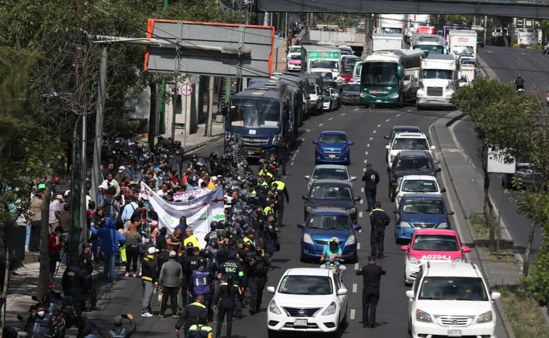 El Secretario de Gobierno dijo que se trató de una marcha menor. Foto: Carlos Mejía EL UNIVERSAL
