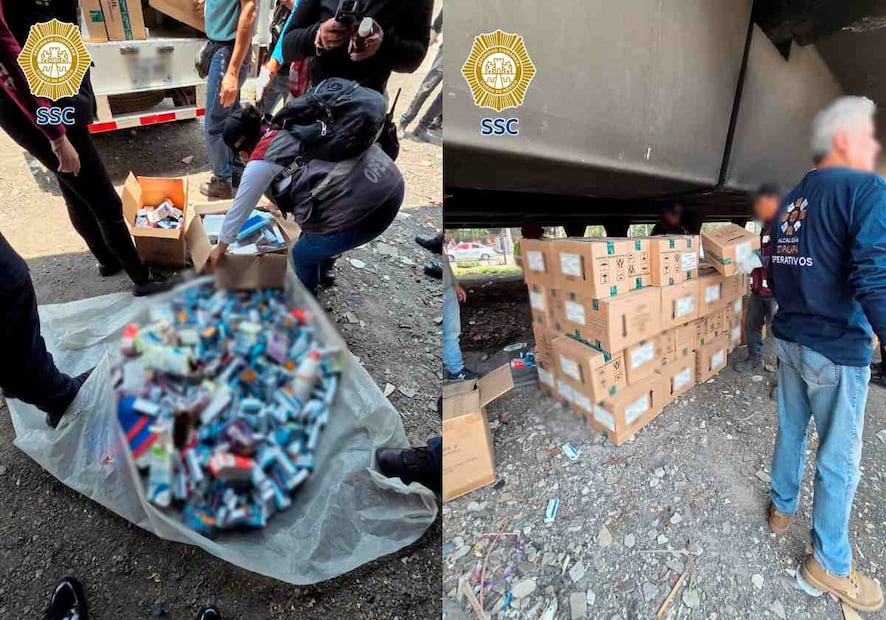 El sujeto y lo asegurado fueron puestos a disposición de un agente del Ministerio Público. Foto: Especial