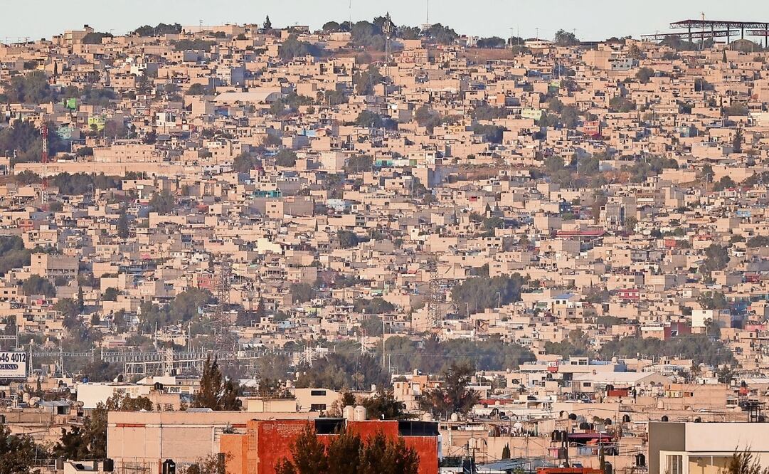 En el oriente del Edomex hay alta densidad poblacional. Foto: Luis Camacho / EL UNIVERSAL
