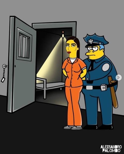 Emma Coronel y AMLO "llegan" al mundo de Los Simpson