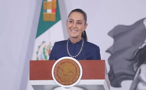 Presidenta Claudia Sheinbaum durante su conferencia de prensa este 9 de julio del 2026 desde Palacio Nacional (09/07/2026). Foto: Gabriel Pano / EL UNIVERSAL
