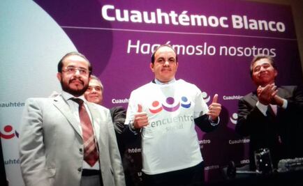 Cuauhtémoc Blanco busca gubernatura de Morelos con el PES