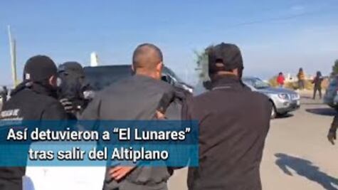 Así fue la detención de "El Lunares" afuera del Altiplano