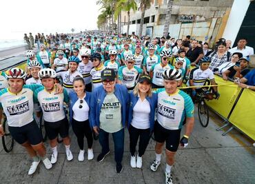 Gobernador Rocha Moya da banderazo a L'Étape Mazatlán by Tour de France 2025 con más de mil 200 ciclistas