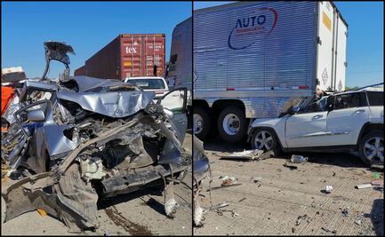 Carambola en caseta de cobro deja 8 lesionados en Sonora